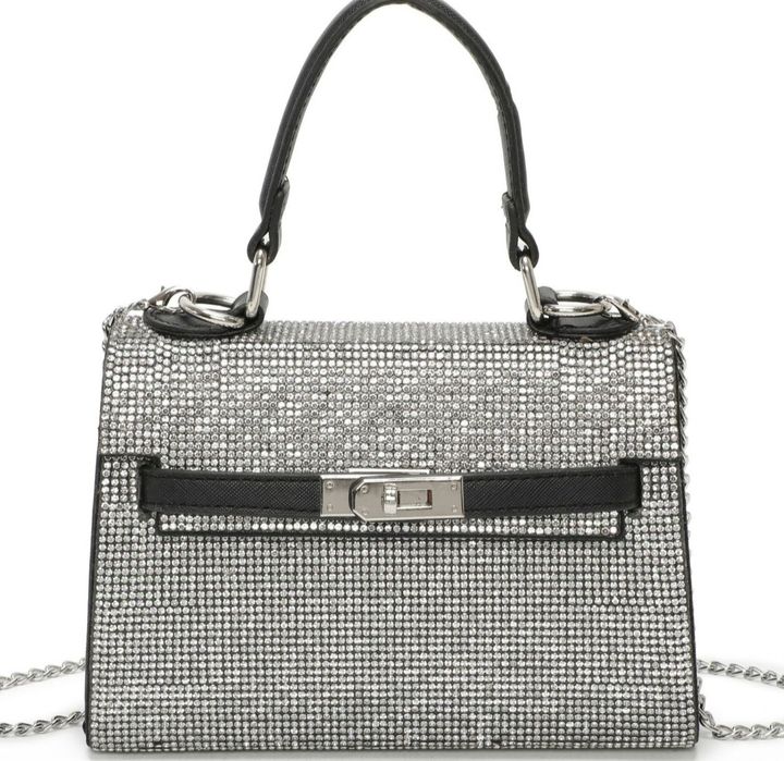 Свадебная,вечерняя сумочка с камнями как Сваровски