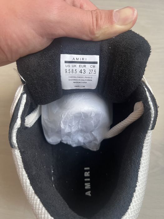 Amiri Ma-1 Alb/Negru - 43/44