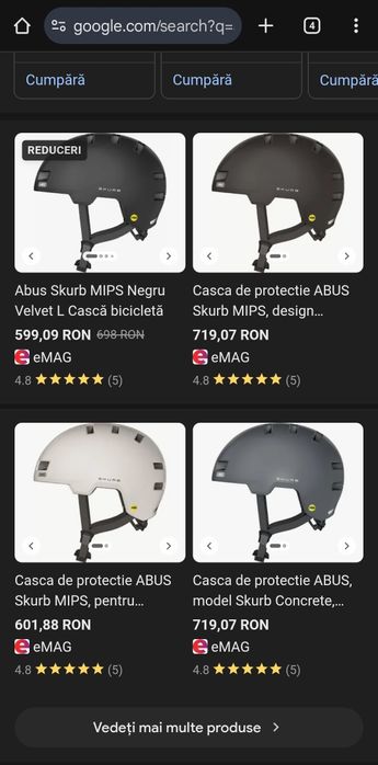 Cască ABUS Skurb Mips (nouă)