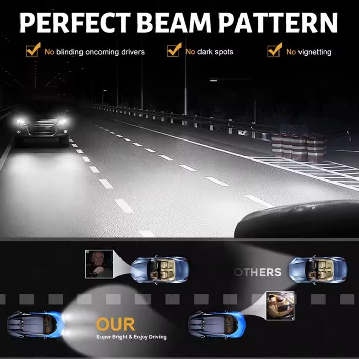 Hir2 лед крушки би-лед