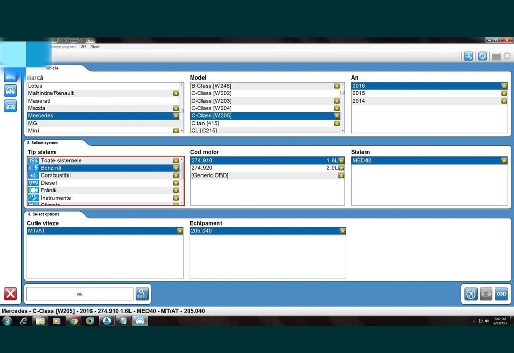 Kit Tester Auto Auto LAPTOP INCLUD Multimarca Bluetooth 12/24V