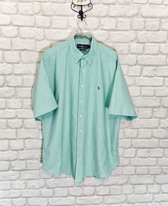 Ralph Lauren Оригинална мъжка риза с къс ръкав размер L / XL