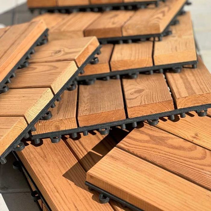 Садовый паркет из термососны POLARSPA в Казахстане