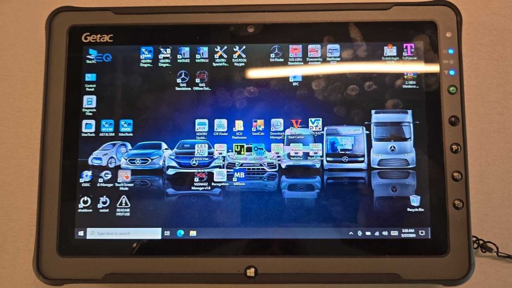 Tableta Antisoc Getac F110 4G i5 128GB SSD, Baterie NOUA, Uz Auto