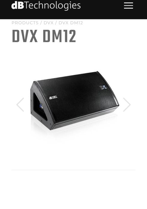 Boxe  Db Technologies   DVX DM12