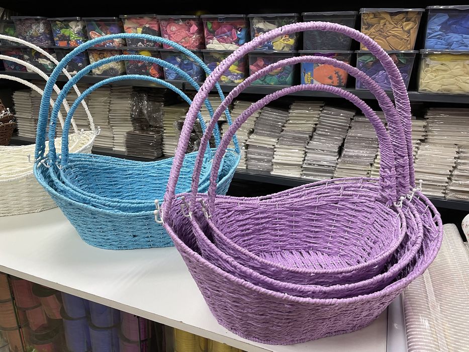 Корзины цветные