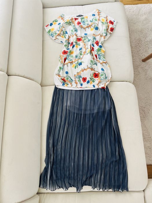 Сет блуза Dolce&Gabbana и плисирана пола