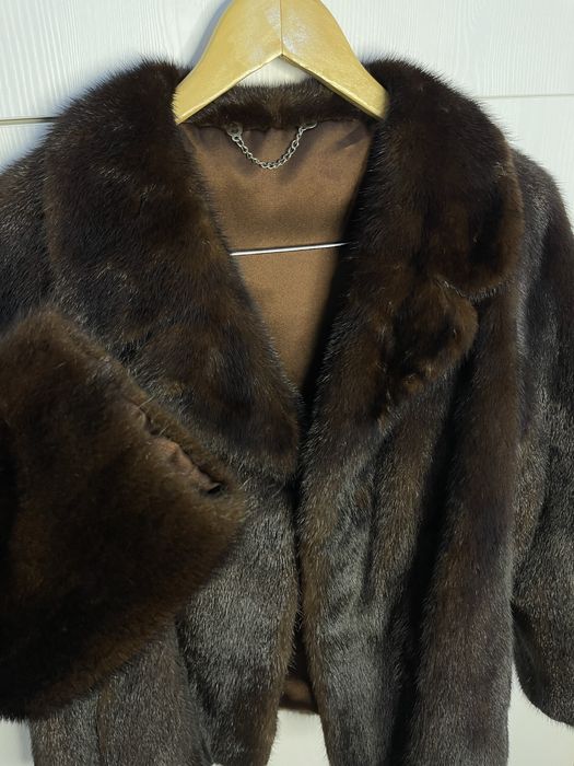 Натуральная норковая шуба