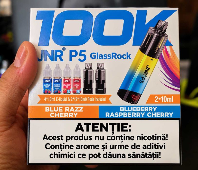 Vape JNR Sistem POD Unic 100.000 puffuri !