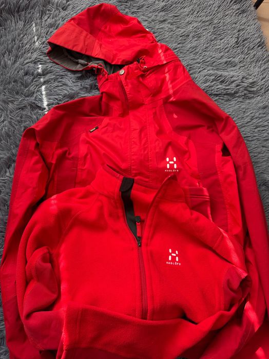 Дамска ветровка с поларена подплата от Haglöfs (GoreTex) S/M размер