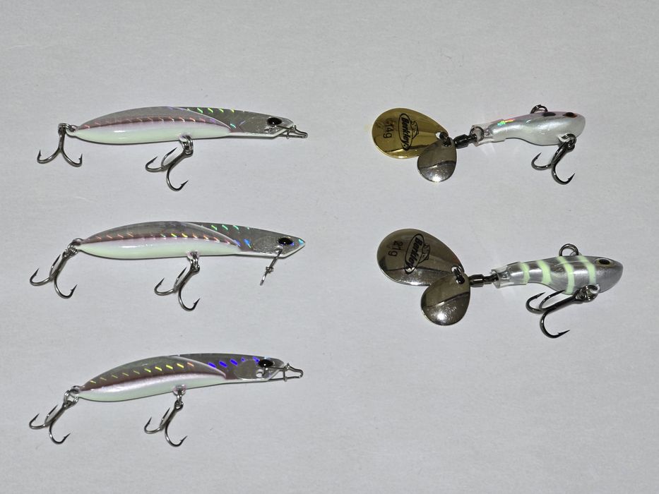 Pachet voblere tail spinner si cicada pilker pentru avat somn si alti rapitori