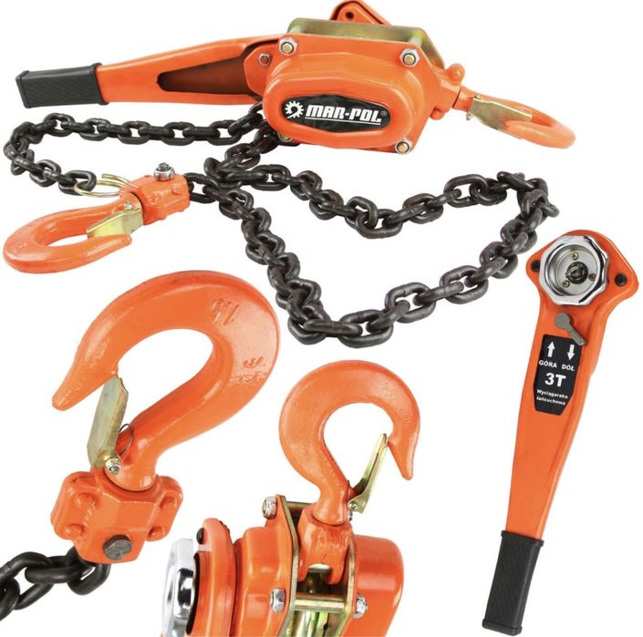 Верижна лебедка с тресчитка 3т 2м