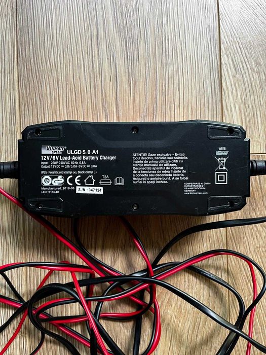 Încărcător baterie Ultimate Speed ULGD 5.0 A1, 6V/12V, funcțional