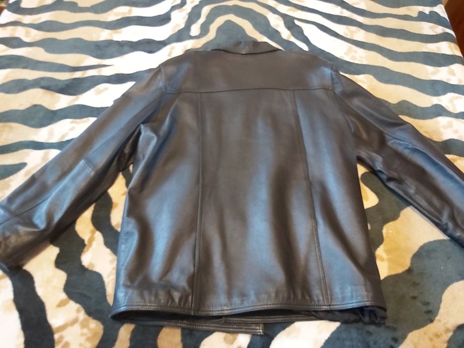 Haina piele naturala clasica barbateasca