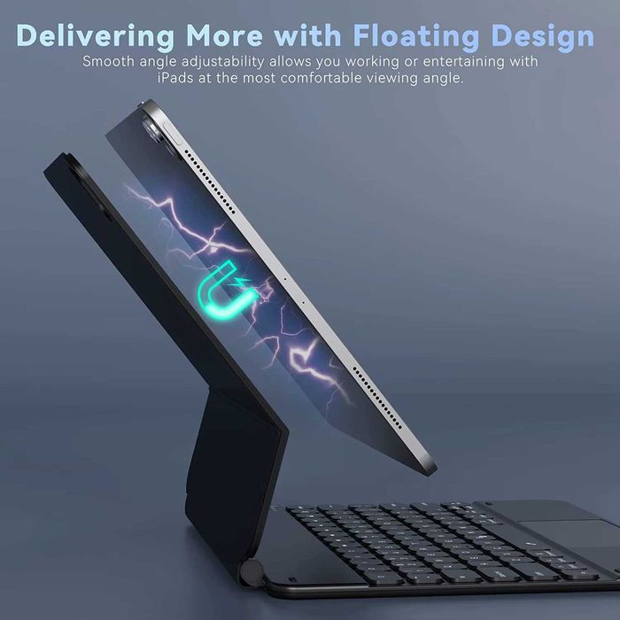 LUXury клавиатура с магнитным креплением iPad. Есть доставка