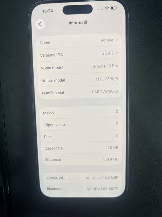 Iphone 15 pro 128gb
