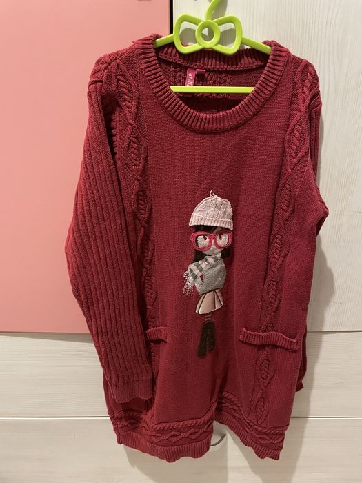 Дрехи, есен-зима, размер 140 за момиче