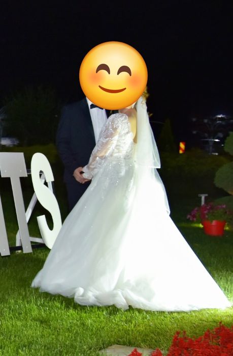 Vând rochie de mireasă, A line, mărime L