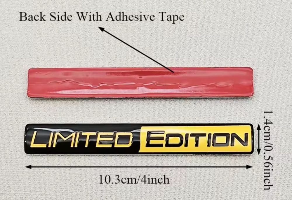 Емблеми 2бр от цвят LIMITED EDITION