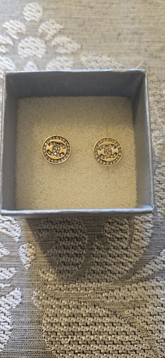 Cercei argint placat cu aur