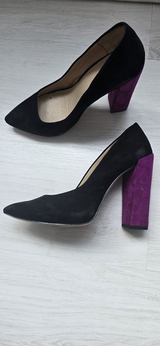 Pantofi piele întoarsă Zara nr 39