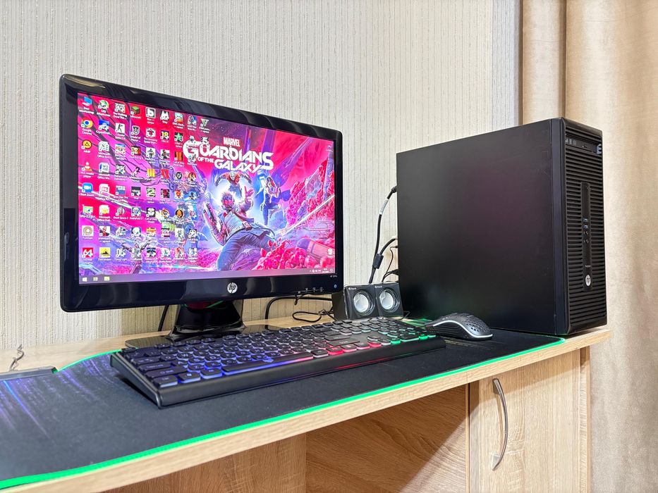 Игровой компьютер Core i5/8GB/SSD/HDD/GTX 1050 + 20 дюймовый монитор
