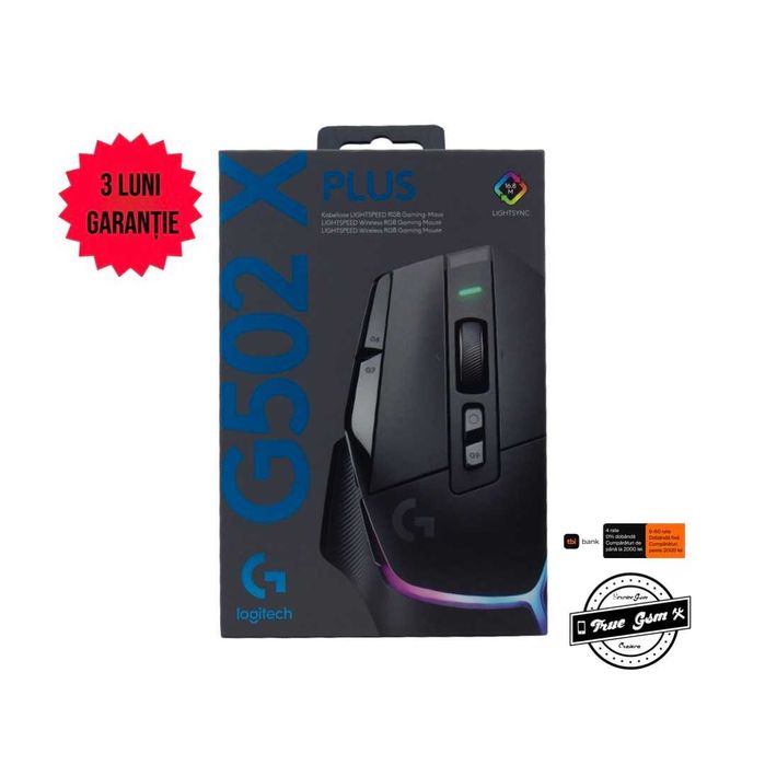 Mouse Logitech G502 X Plus Black | TrueGSM
