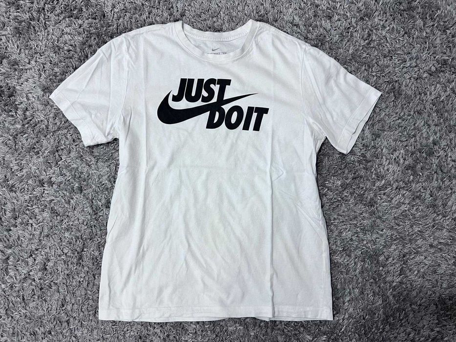 Tricou Nike Just Do It - Alb - Marimea L