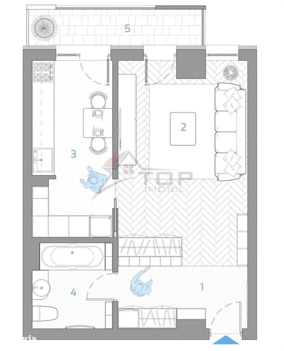 Nicolina, bloc nou, 1 camera decomandat, comision 0%