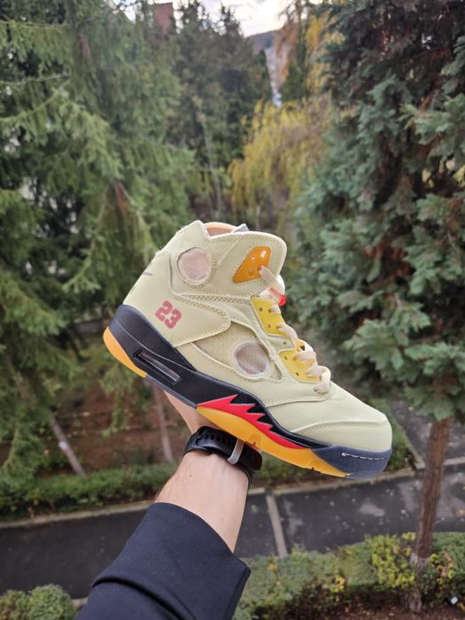 Air Jordan 5 Off White Sail 40 41 42