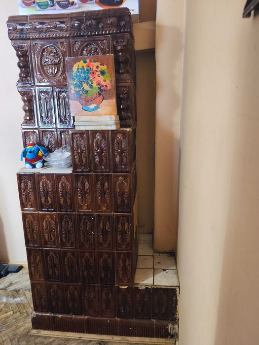 Sobă teracotă eficientă – Urgent, preț ușor negociabil