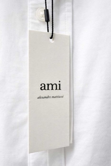 Cămașă AMI Paris Bumbac 100%, M (potrivit și S), Premium, cu Etichetă