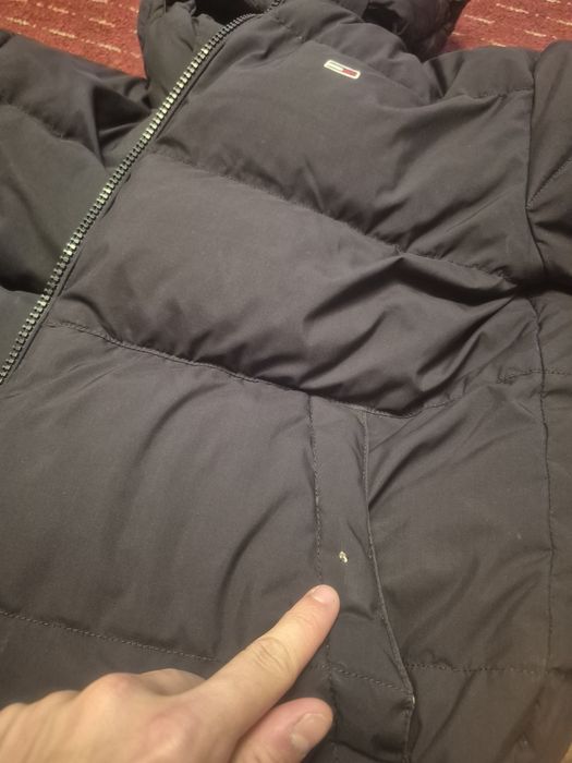 Geaca tommy puffer negru S