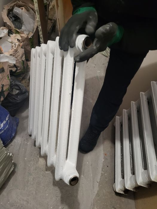 Чугунные радиаторы.