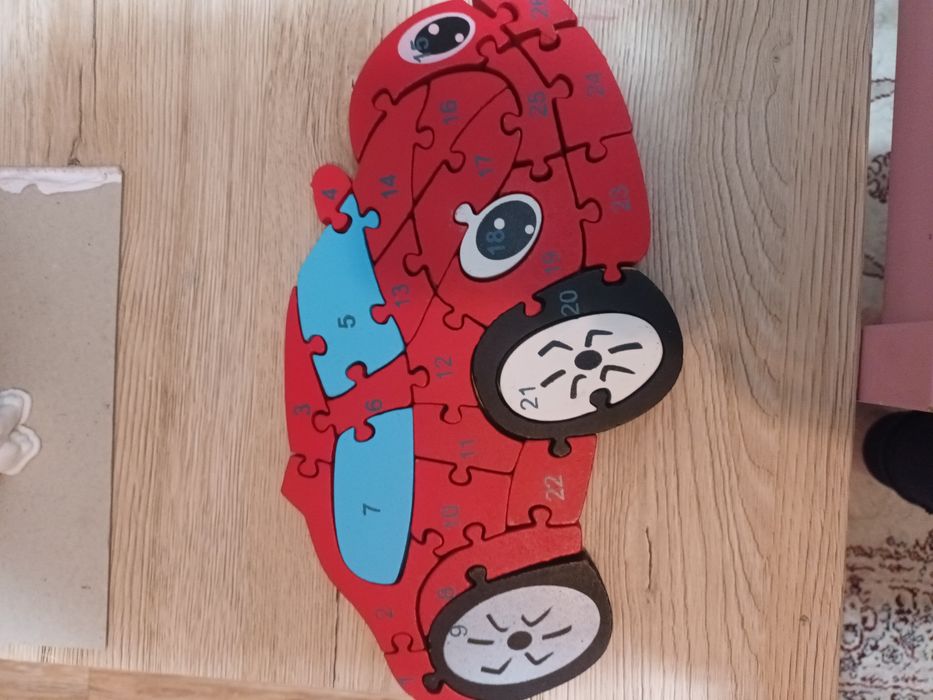 Puzzle lemn, potrivit pt 5-6anisori