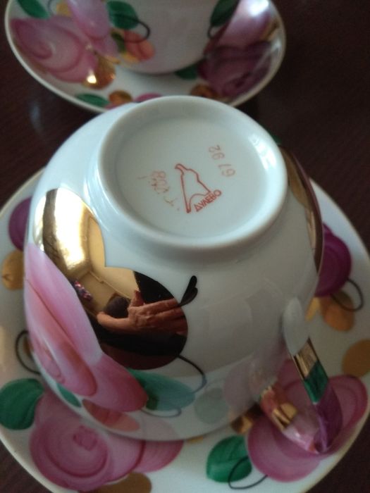 Посуда конца 70-х годов ,,Дулево" и производства ГДР