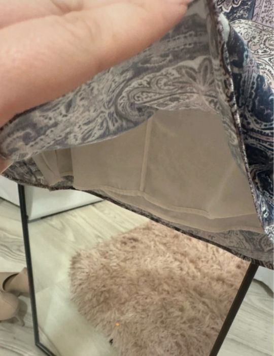 Rochie colorată scurtă model paisley Massimo Dutti mărimea 36 S