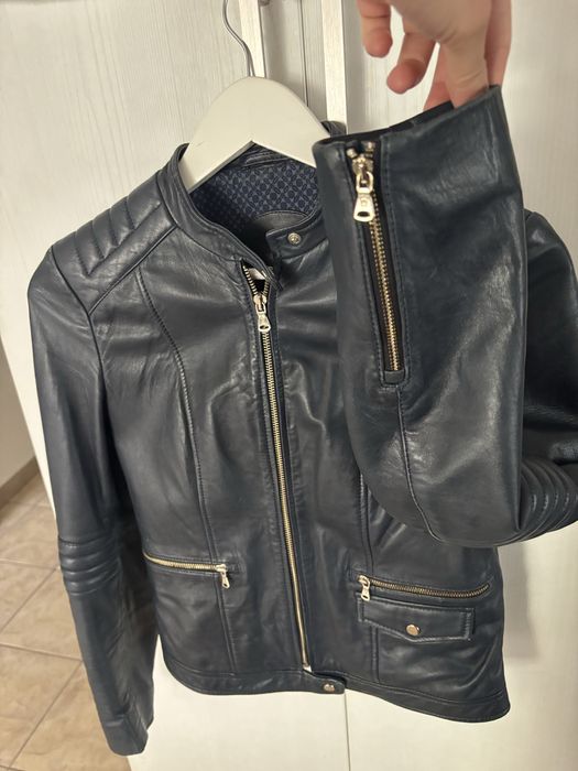 Geaca piele naturala femei massimo dutti xs