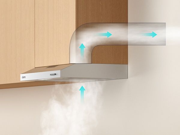 Абсорбатор за вграждане под шкаф CIARRA CBCS6903D, 60 см, 220 m³/h + функция за рециркулация