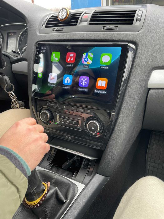 Navigatie Android Skoda Octavia 2 Carplay Android Auto + Camera