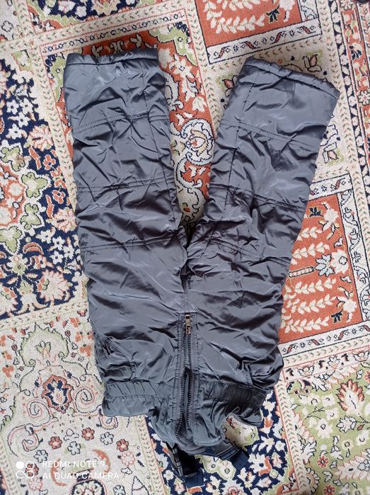 Зимняя куртка комбинезон с капюшоном