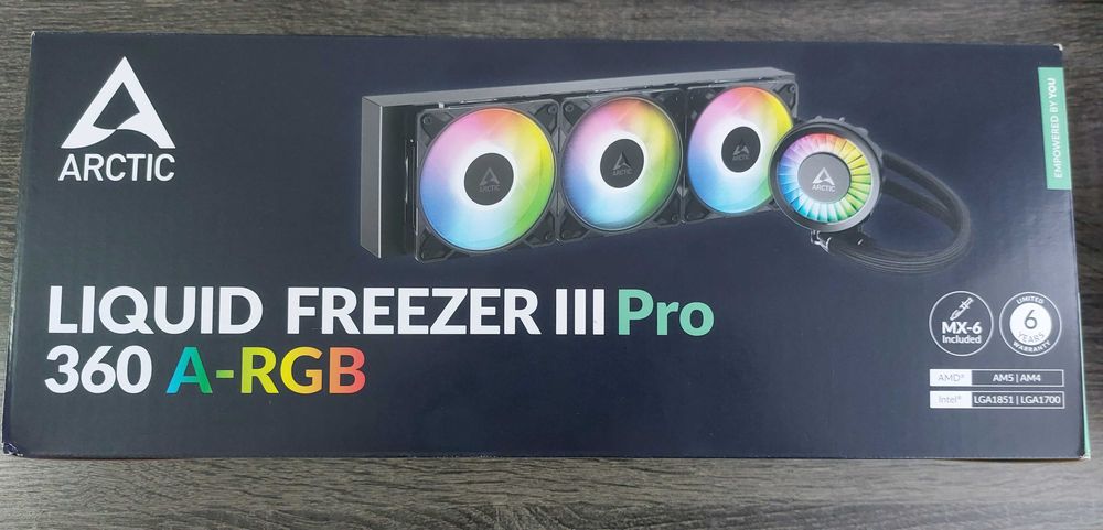 AIO cooler Arctic Liquid Freezer 360 argb