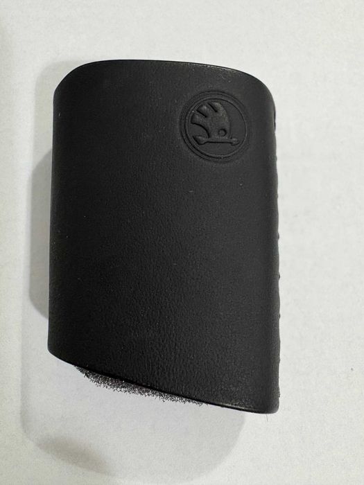 Husa originala noua din piele protectie cheie keyless Skoda