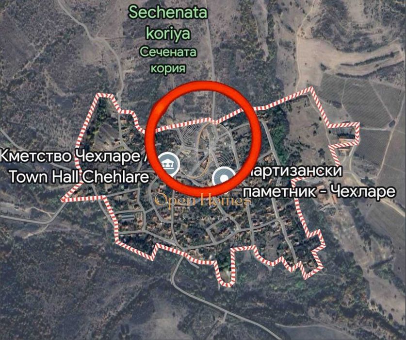 Парцел в регулация с. Чехларе, общ. Брезово