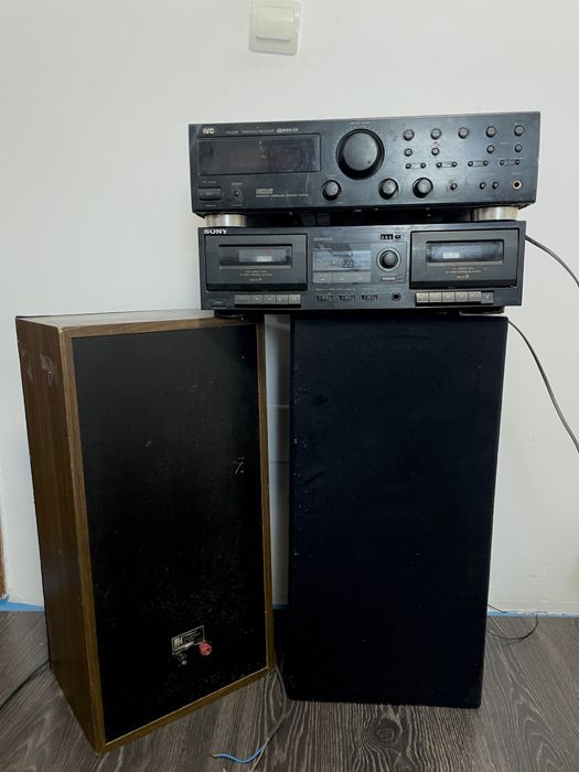 Pachet Boxe + Sistem Audio JVC+ SONY