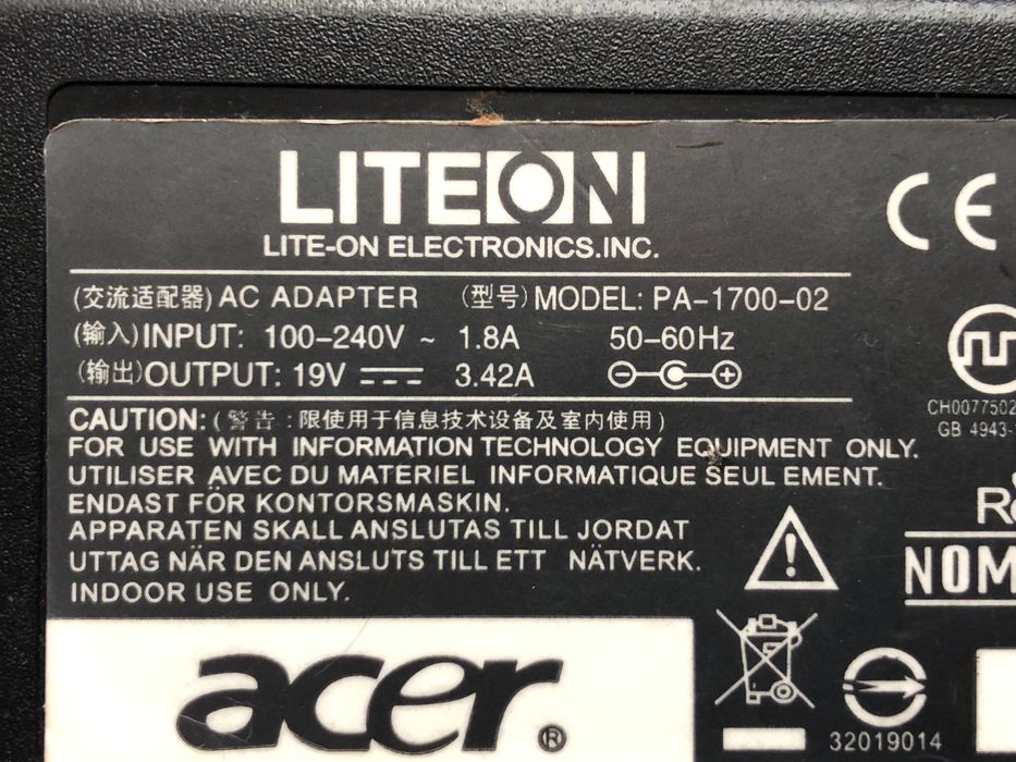 Acer 2 та блок питания