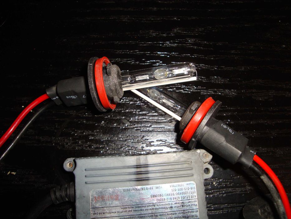 kit becuri auto xenon h11 balast 35w alb rece 6000k