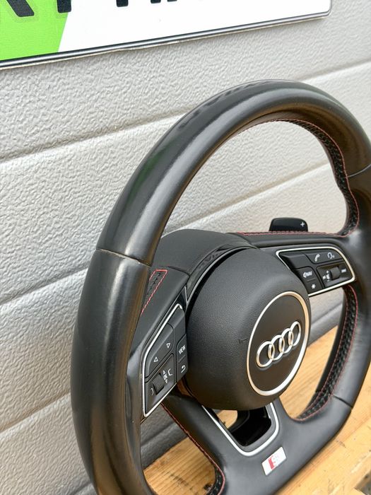 Скосен Волан AUDI A4 S4 B9 Черен конец