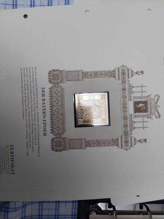 Timbre de aur editate în Germania