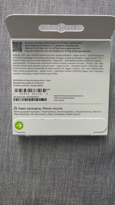 AirTag Apple 2nd generation Pachet 4